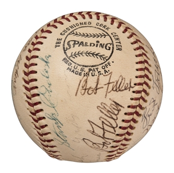 Baseball Hall of Famers Multi Signed ONL Feeney Baseball with 19 Signatures Including Cronin, Traynor, & Haines (PSA/DNA)
